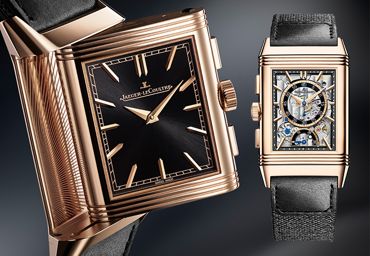 積家Reverso Tribute Chronograph翻轉系列計時腕錶