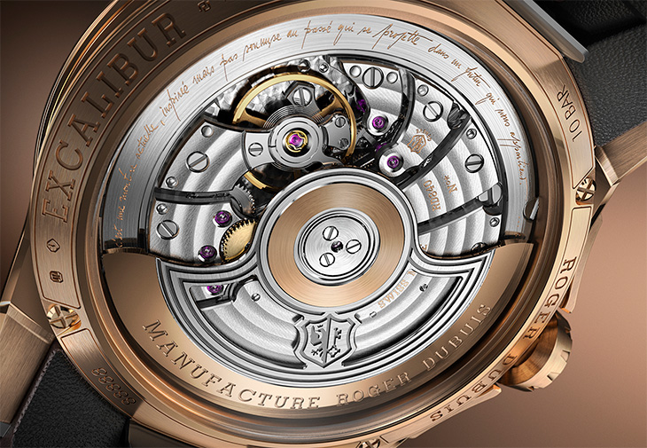 羅杰杜彼ROGER DUBUIS王者系列單擺輪雙逆跳日曆腕錶