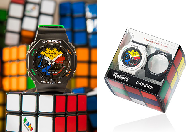 卡西歐Rubik's x G-SHOCK魔術方塊聯名錶