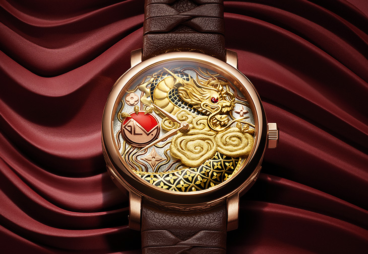 LOUIS VUITTON路易威登2024頂級珠寶展Escale Cabinet of Wonders奇幻寶箱 雲中之龍