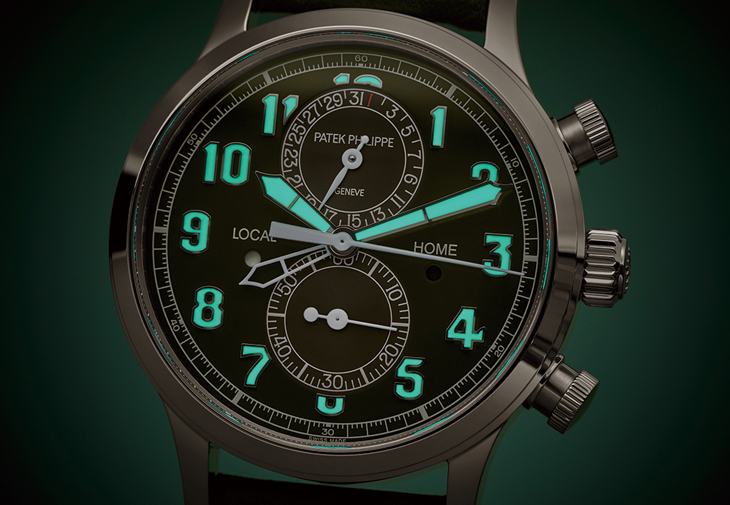 百達翡麗PATEK PHILIPPE 5924G-001飛行員兩地時間計時碼錶