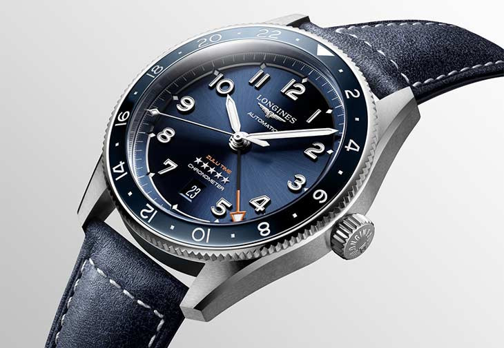 LONGINES浪琴表Spirit先行者系列Zulu Time世界時區腕錶