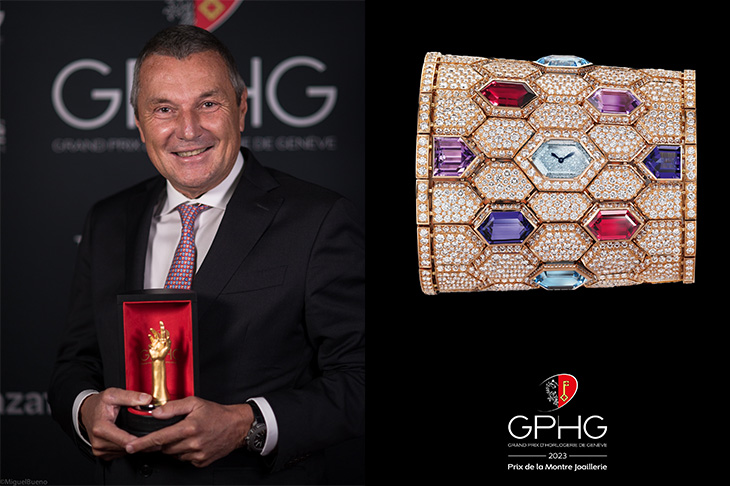 寶格麗Serpenti Misteriosi Cleopatra頂級珠寶神秘腕錶奪下2023 GPHG最佳珠寶腕錶