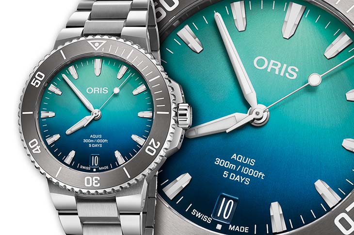為珊瑚礁保育努力 ORIS Aquis大堡礁IV限量腕錶