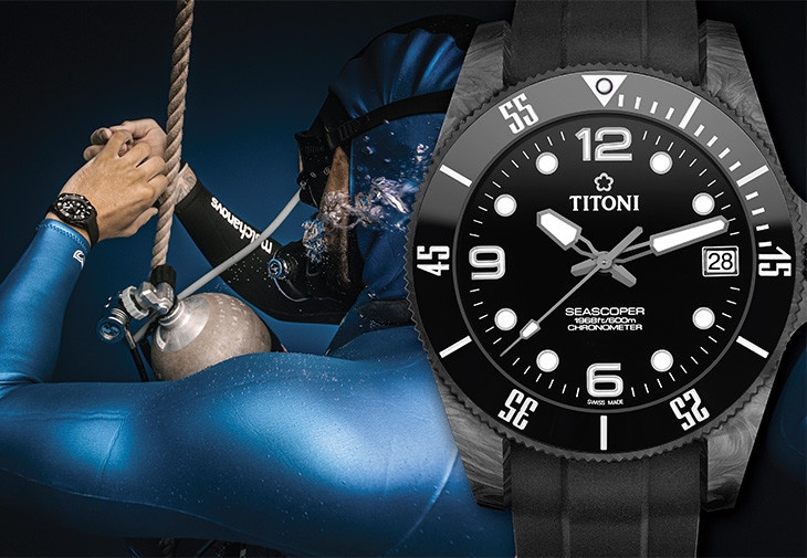 TITONI Seascoper Carbon-Tech