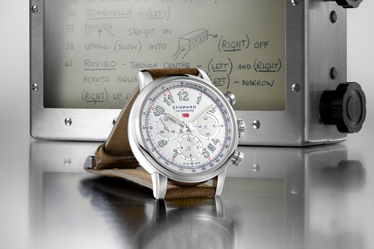 禮讚賽車史上輝煌成就  蕭邦錶Mille Miglia Classic Stirling·Moss 爵士致敬版限量計時腕錶