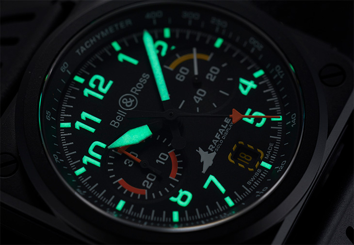 BELL & ROSS柏萊士BR-03 Chrono Rafale Solo Display