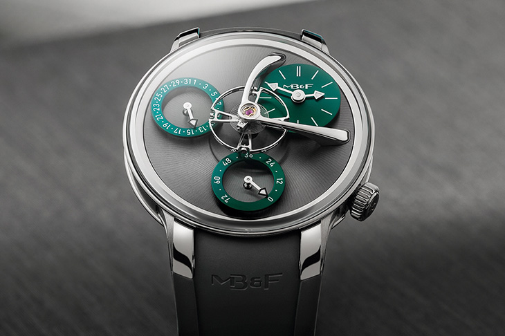 質感黑綠 獨獻台北 MB&F Legacy Machine Split Escapement EVO