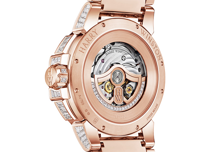海瑞溫斯頓 Harry Winston Date Moon Phase Baguette 42毫米自動腕錶