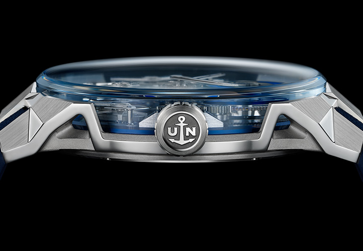 雅典錶ULYSSE NARDIN Blast自由之輪陀飛輪矽質細工鑲嵌腕錶