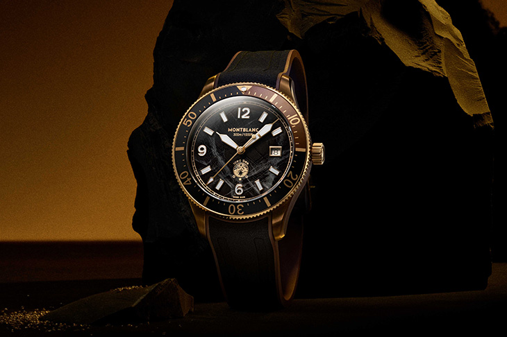 2024Ｗ&W 以夕陽餘暉為靈感 MONTBLANC Iced Sea系列全新 全新日期顯示自動腕錶