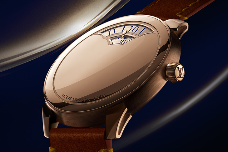 雙窗顯時古典風尚 LOUIS VUITTON Tambour Convergence  非慣性時間顯示七