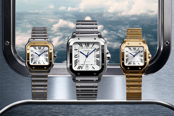 飛行經典微型新貌 CARTIER Santos腕錶