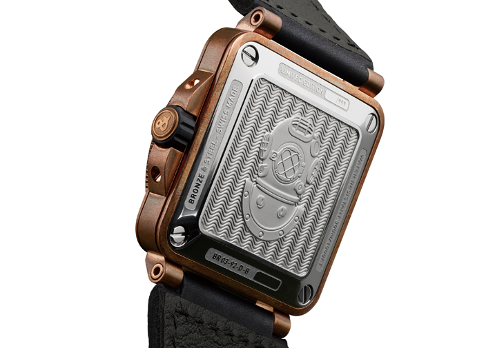 柏萊士BELL & ROSS BR03-92 Diver Bronze White