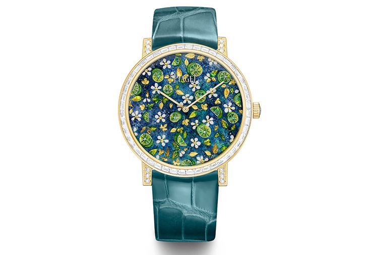 伯爵PIAGET Altiplano Festive Sharing 18K黃金鑽石頂級珠寶超薄腕錶