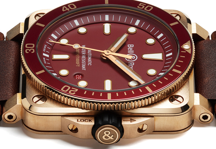 BELL & ROSS BR 03-92 Diver Red Bronze