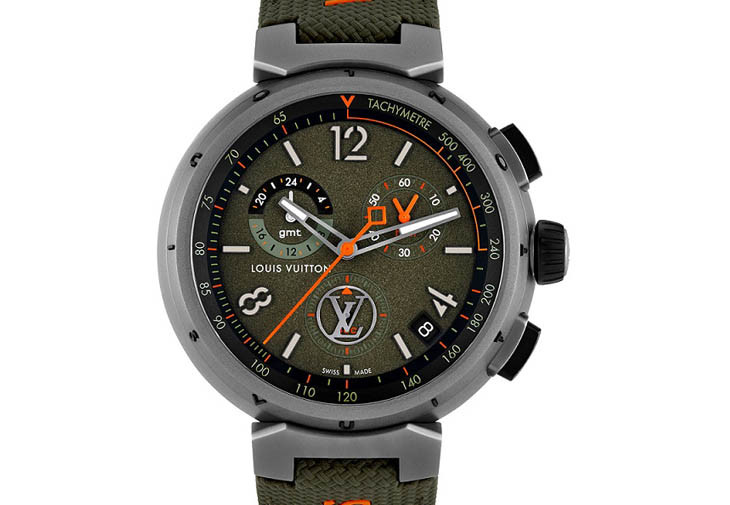 LOUIS VUITTON Tambour Outdoor Chronograph GMT Urban Jungle