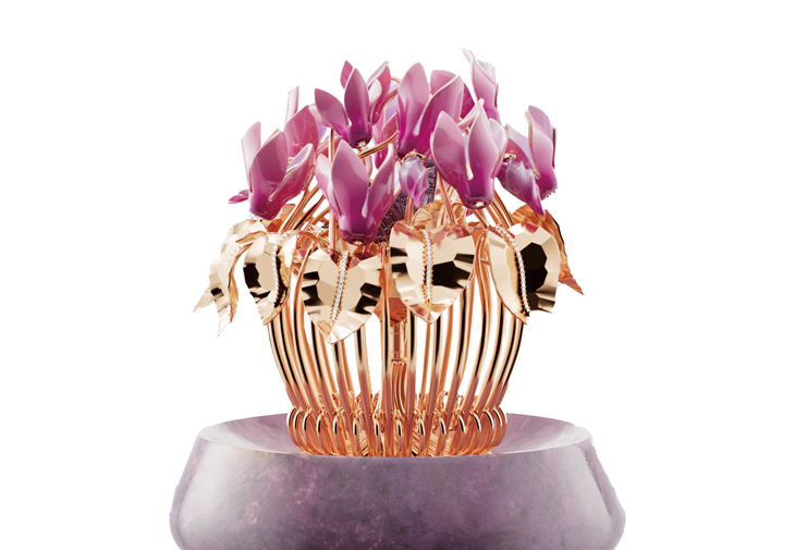 梵克雅寶VAN CLEEF & ARPELS Éveil du Cyclamen自動機械裝置