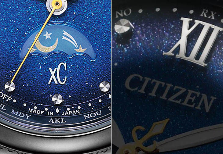 CITIZEN光動能全球電波對時錶「夜川月」限定款