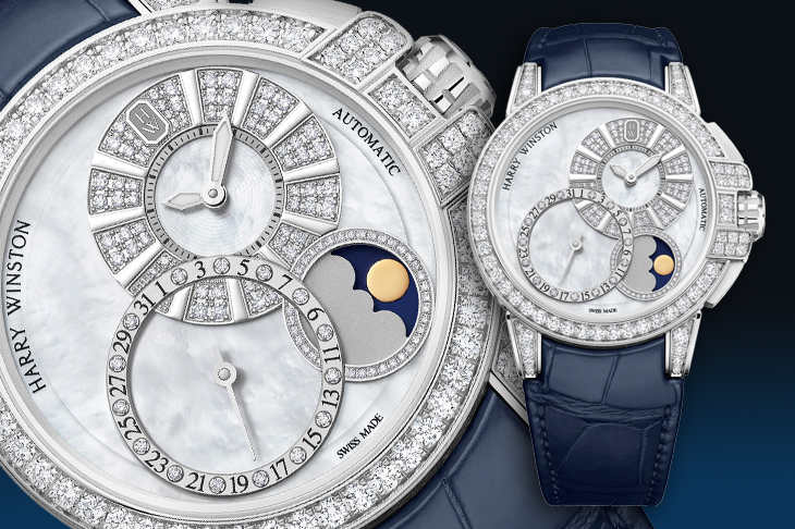 海瑞溫斯頓Ocean系列Date Moon Phase 42毫米自動腕錶 誌慶海洋Ocean系列25週年