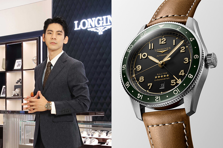 林柏宏戴上Spirit Zulu Time助陣！浪琴表高雄「漢神巨蛋名品店」盛大開幕