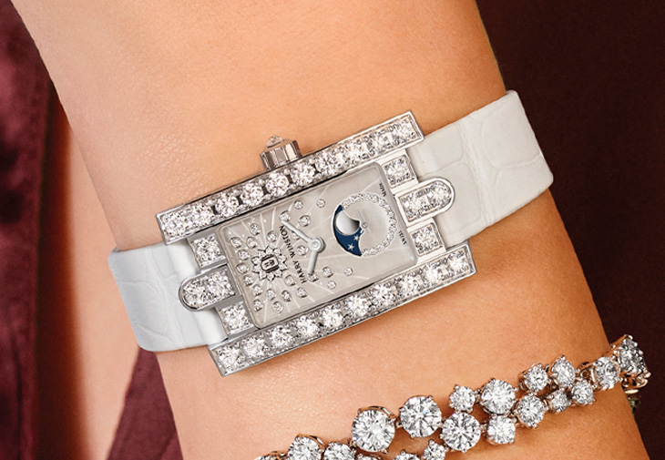 海瑞溫斯頓 HARRY WINSTON 第五大道Avenue Classic Moon Phase腕錶