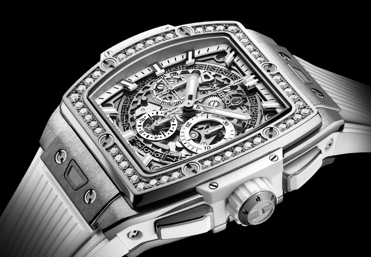 宇舶HUBLOT Spirit of Big Bang鈦金白計時碼錶