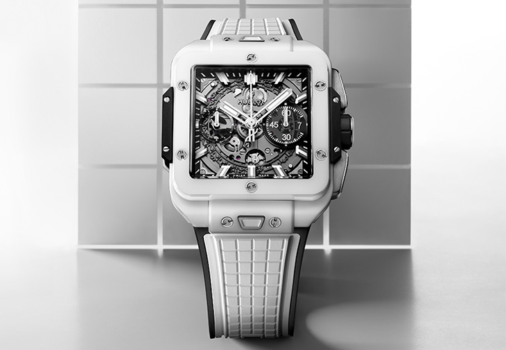宇舶HUBLOT Square Bang Unico陶瓷計時碼錶