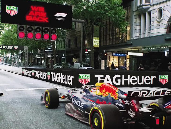 TAG HEUER泰格豪雅Formula 1 LOUIS VUITTON Australian Grand Prix官方指定計時