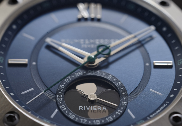 名士BAUME & MERCIER Riviera日期月相腕錶