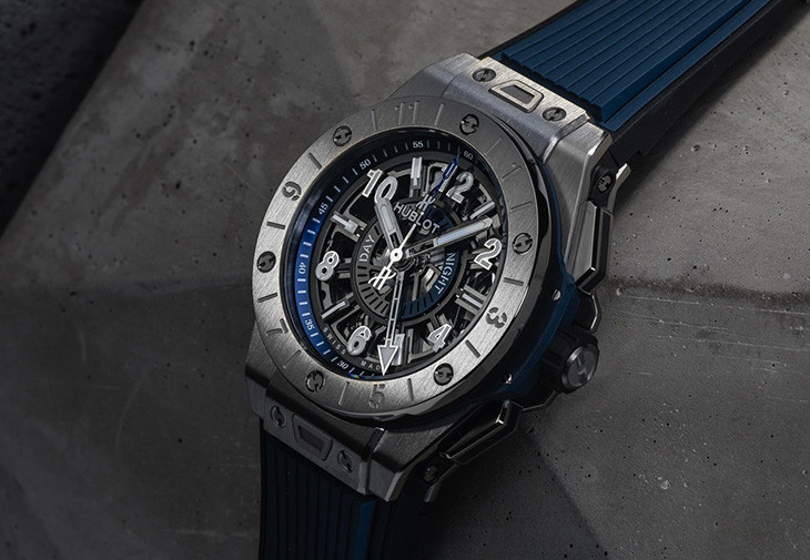 宇舶錶HUBLOT Big Bang Unico GMT兩地時區腕錶鈦金屬款