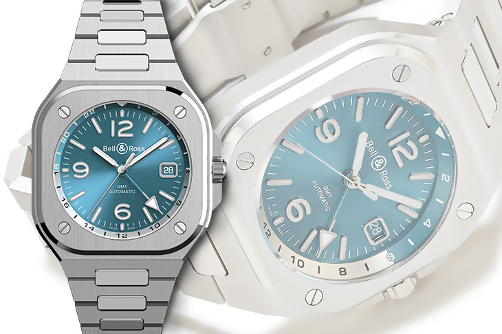 BELL & ROSS BR05 GMT Sky Blue 蔚藍世界任我行