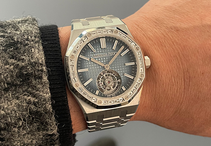愛彼Royal Oak皇家橡樹系列自動上鍊飛行陀飛輪腕錶41mm