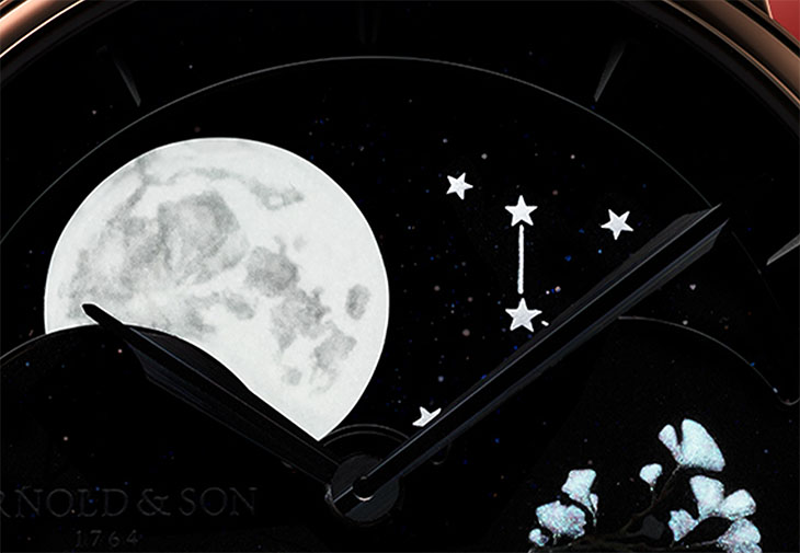ARNOLD & SON亞諾表Perpetual Moon恆久月相蛇年腕錶