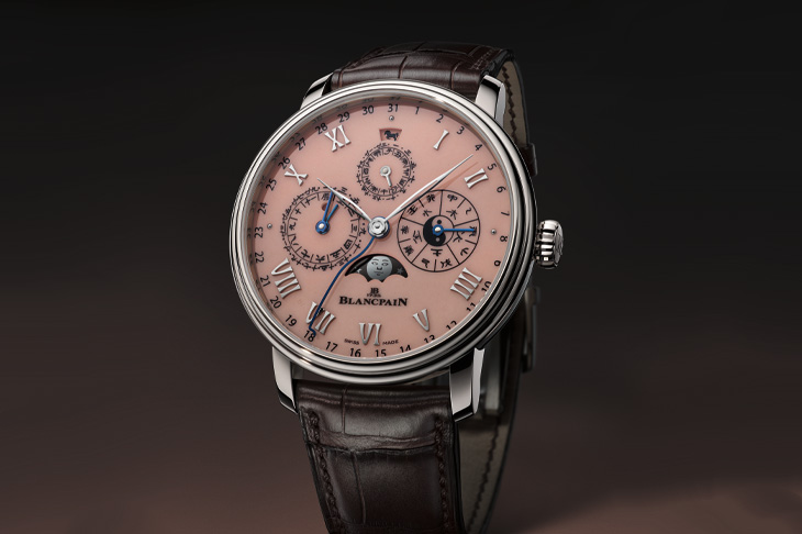 火馬踏飛燕首見鮭魚色大明火琺瑯／BLANCPAIN Villeret 2026馬年中華年曆腕錶