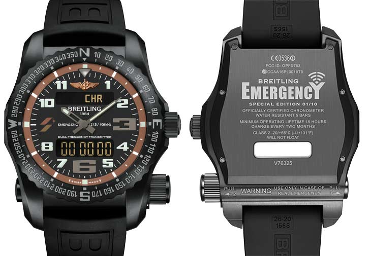 BREITLING Emergency II Satrlux Airlines Edition緊急求救腕錶星宇航空特別版