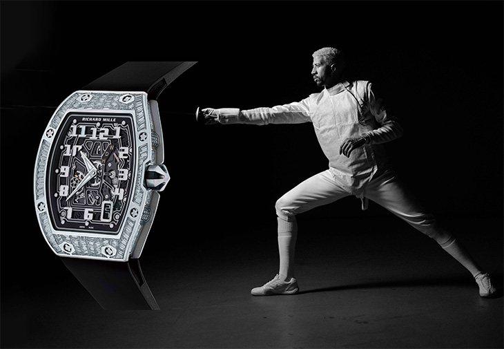 男子花劍選手Chamley-Watson RICHARD MILLE RM 67-01超薄自動上鍊腕錶