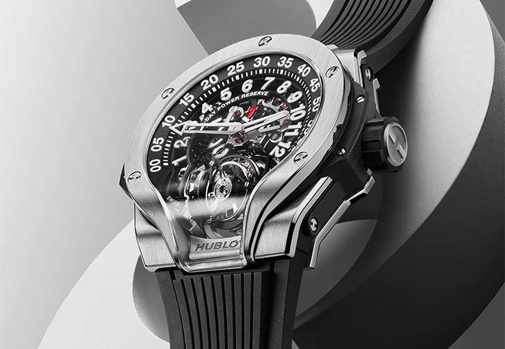 HUBLOT宇舶Big Bang MP-13 雙軸陀飛輪雙逆跳鈦金腕錶