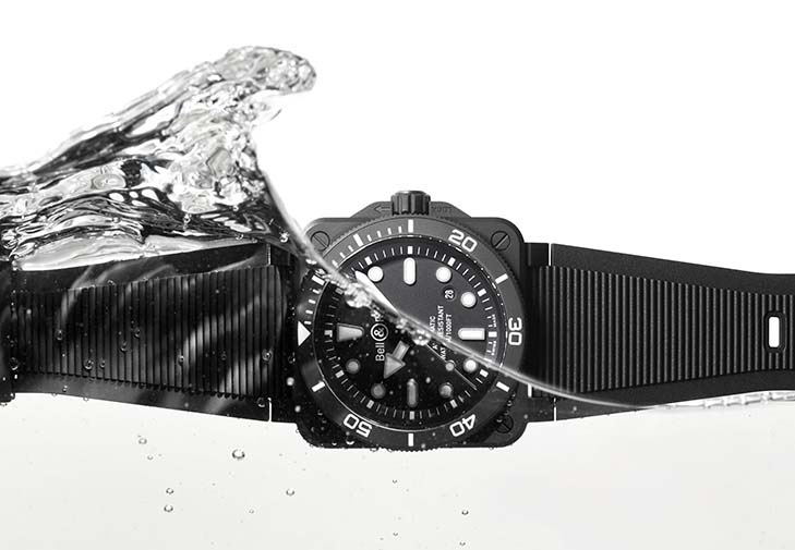 柏萊士BELL & ROSS BR 03 Diver Black Matte