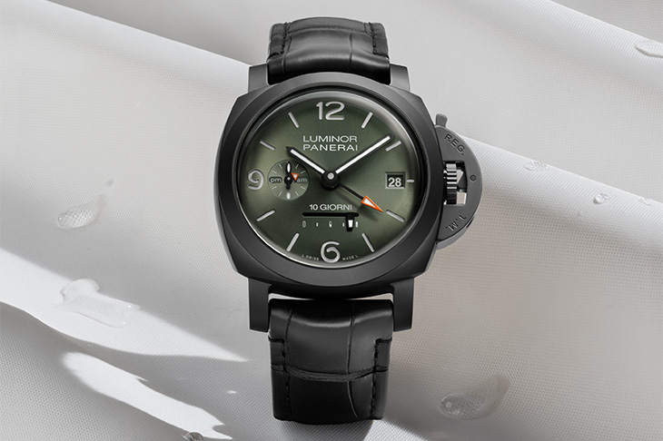 沛納海推出Luminor系列全新陶瓷腕錶Dieci Giorni GMT 結合傳承與創新