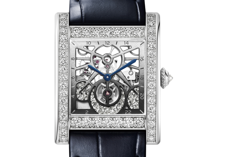 卡地亞CARTIER Tank Normale鏤空腕錶