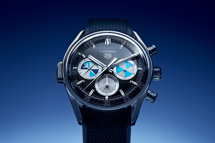 潮汐顯示功能  TAG HEUER Carrera Seafarer x HODINKEE限量版計時腕錶