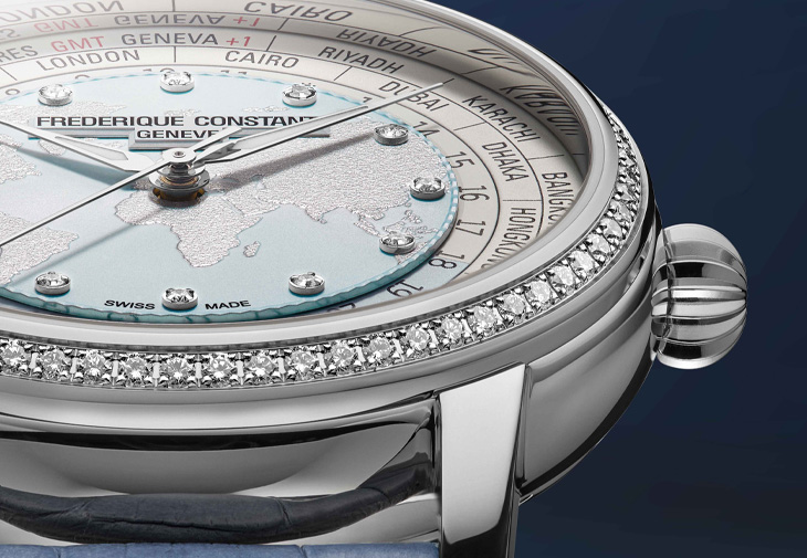 FREDERIQUE CONSTANT康斯登Classic Manufacture Worldtimer世界時區腕錶