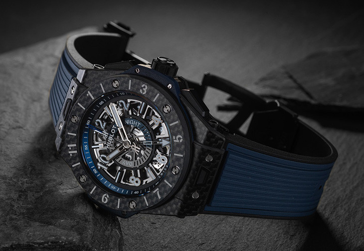 宇舶錶HUBLOT Big Bang Unico GMT兩地時區腕錶碳纖維款