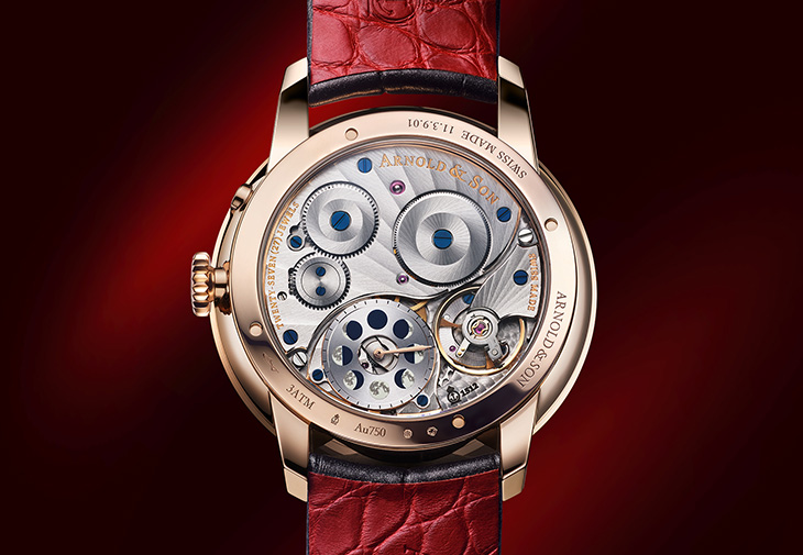 亞諾表ARNOLD & SON Perpetual Moon“Year of the Rabbit”金雕微繪恆久月相腕錶（兔）