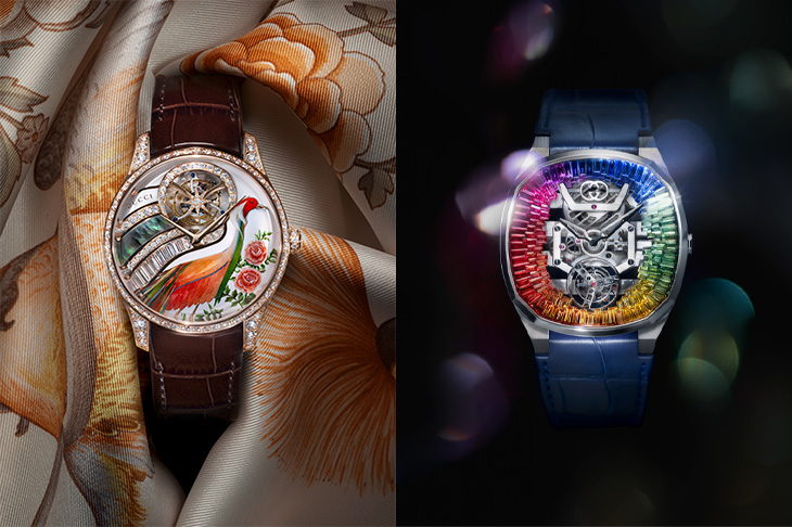 五款以典藏絲巾與鑲嵌工藝為焦點／GUCCI 2026高級製錶新作