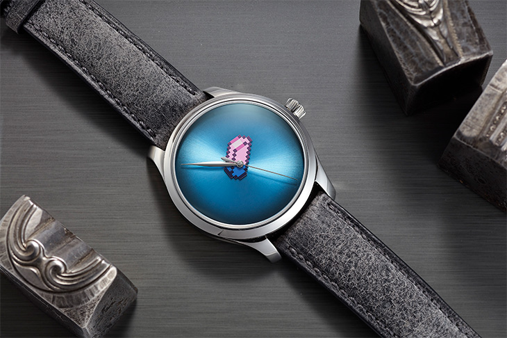 擦去面盤所有形象 H.MOSER & CIE. Endeavour Centre Seconds X Seconde/Seconde/