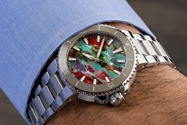 ORIS Aquis Upcycle日期錶