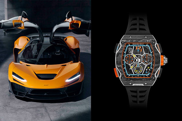 突破自我展現新境界！RICHARD MILLE RM 65-01 McLaren W1⾃動上鍊雙秒追針計時碼錶