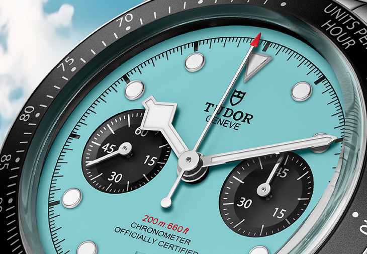 TUDOR帝舵表Black Bay Chrono火鶴藍色款腕錶